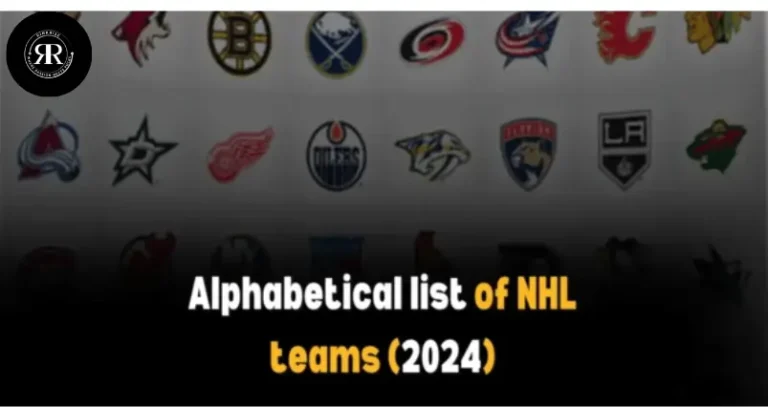 Alphabetical list of NHL teams (2024)