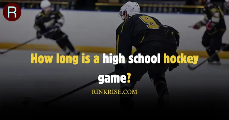 How long is a high school hockey game in 2024?