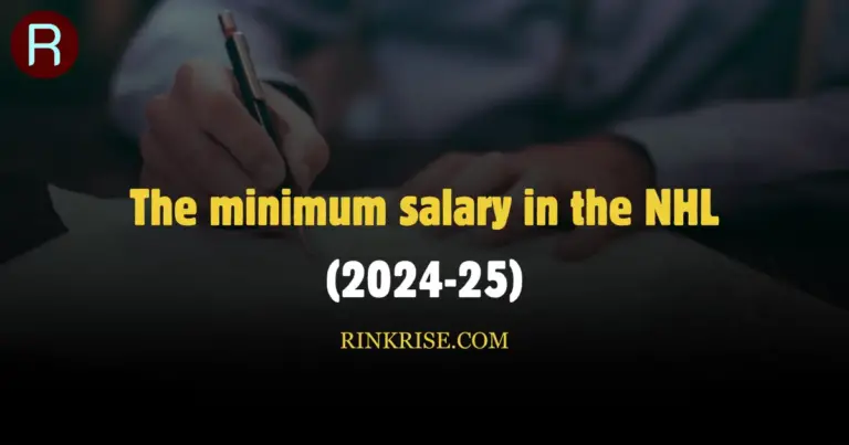 The minimum salary in the NHL (2024-25)