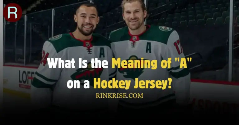 What Is the Meaning of "A" on a Hockey Jersey?