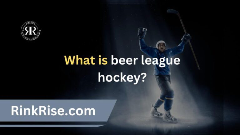 What is beer league hockey?