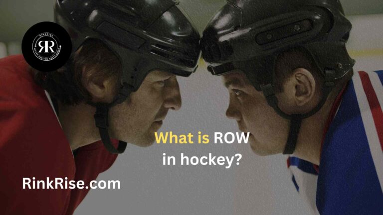 What is the ROW in hockey?