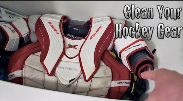 clean your hockey gear